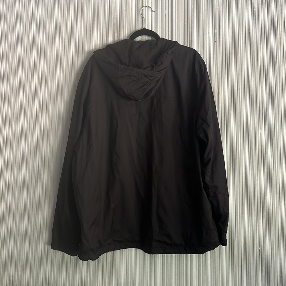 Plus Size Black Gerry Rain Jacket - image 2